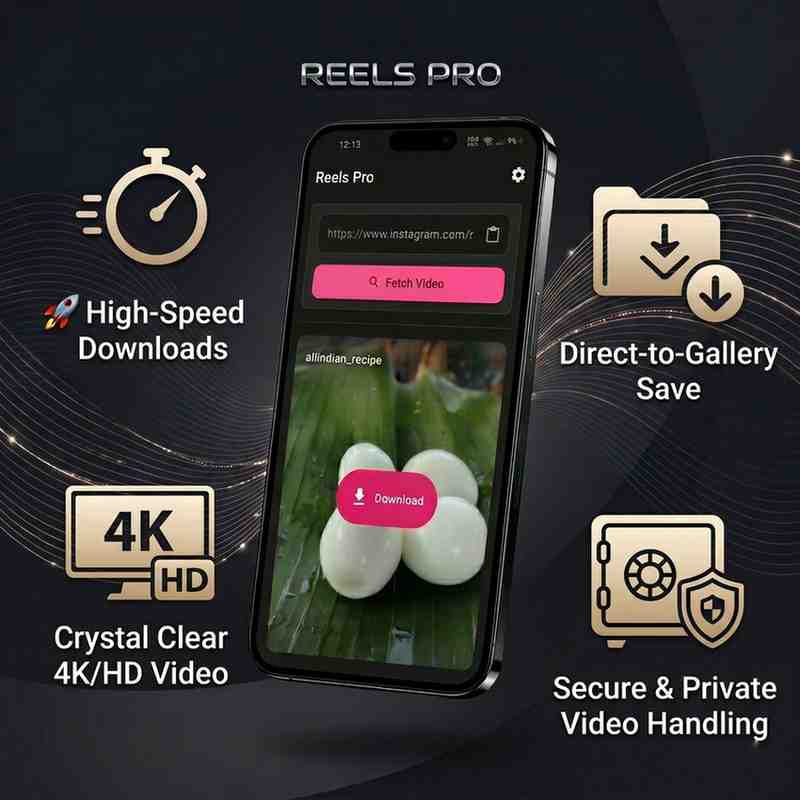 Reel Pro App Mockup